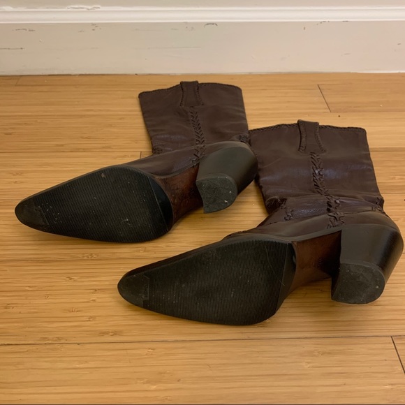 Sartore embroidered brown leather boots - Picture 7 of 8